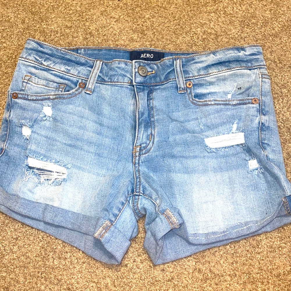 Aeropostale Jean Short Size 10 - Picture 1 of 1